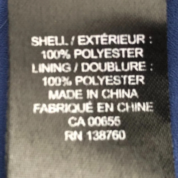 RW&CO Abstract Print Sleeveless V Neck Lined Tank Top Blue Black White Sz M - Picture 7 of 8